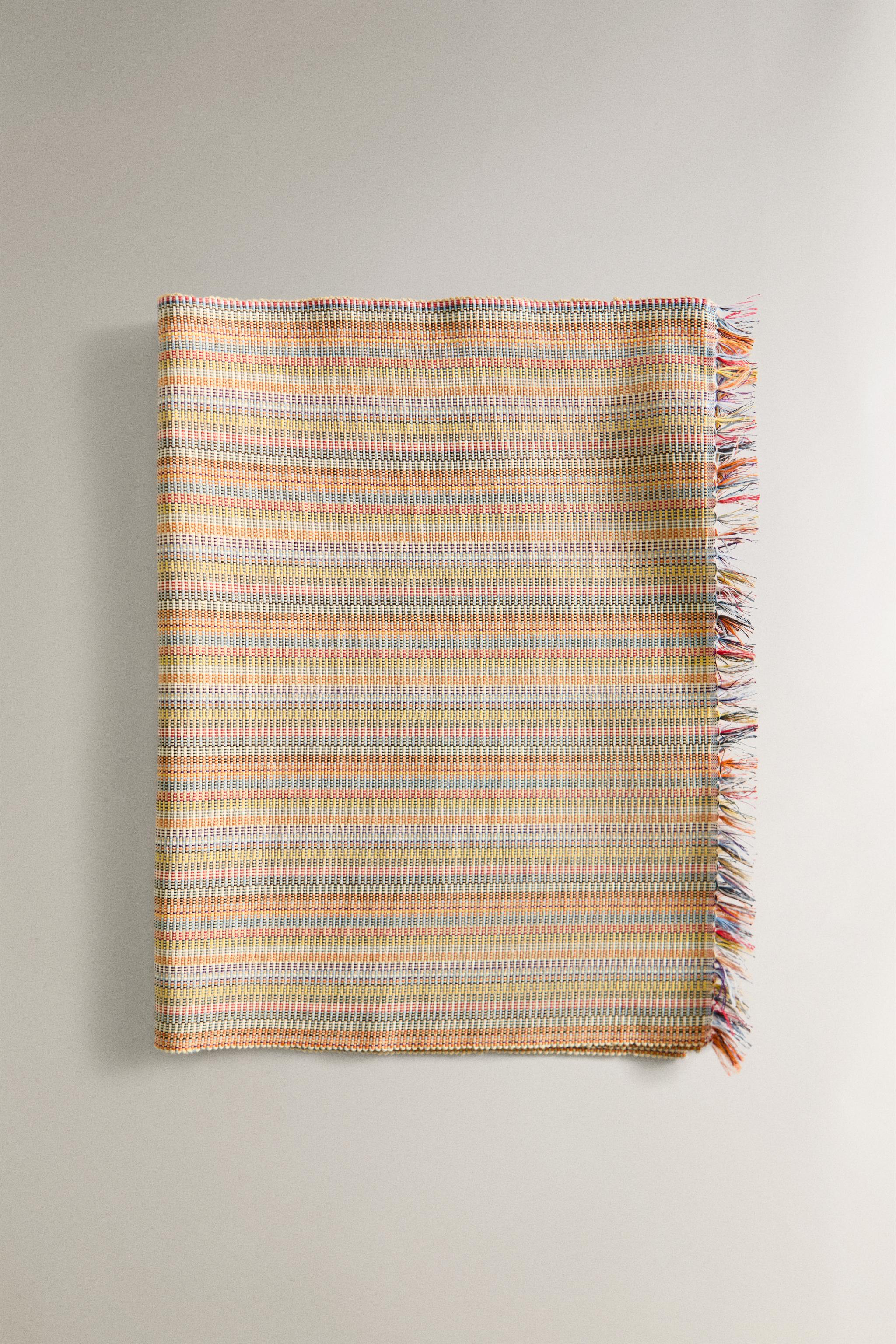 STRIPED COTTON TABLE RUNNER